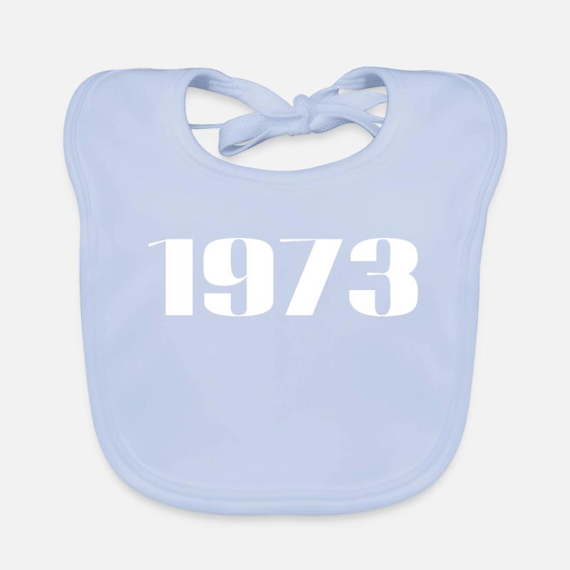 1973 - Cadeau né en 1973 Bavoir bio Bébé
