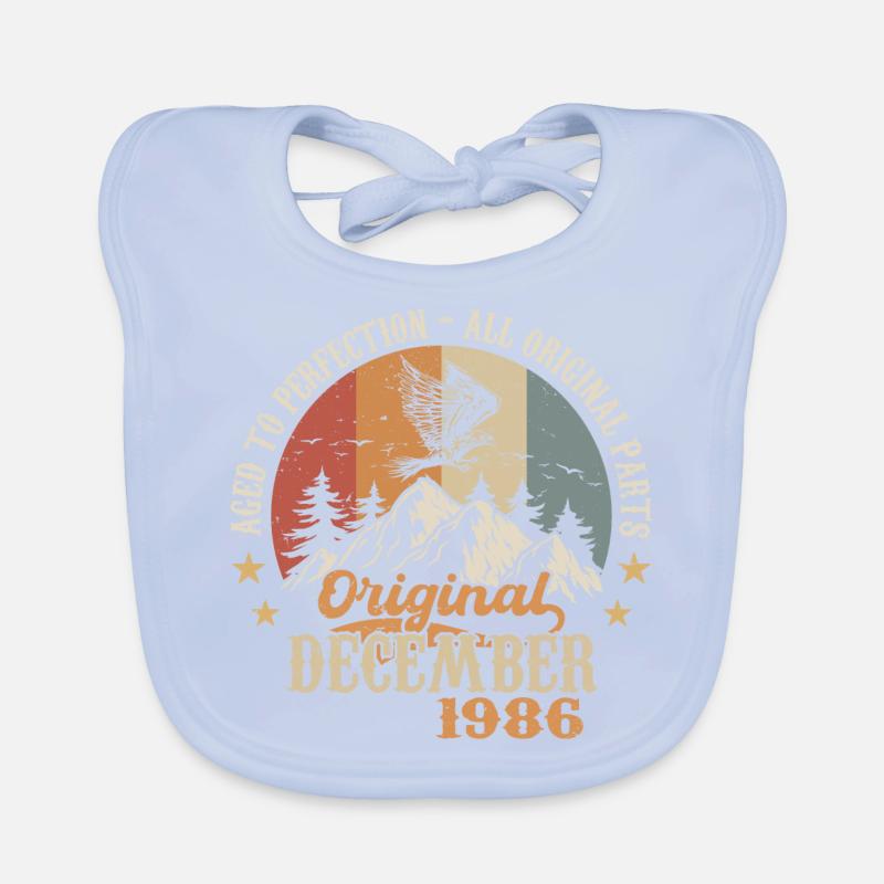 Dezember 1986 Jubiläum 1986 Legenden Dezember Baby Bio-Lätzchen
