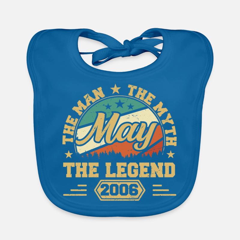 May 2006 - Birthday present born in May 2006 Organic Baby Bibs