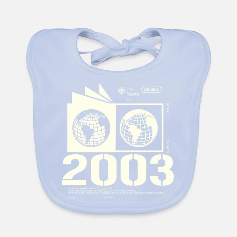 Jahrgang 2003 Retro Geburtstag Geschenk 2003 Baby Bio-Lätzchen