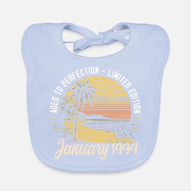 1994 Geburtstag Januar 1994 - Geschenk Januar 1994 Baby Bio-Lätzchen