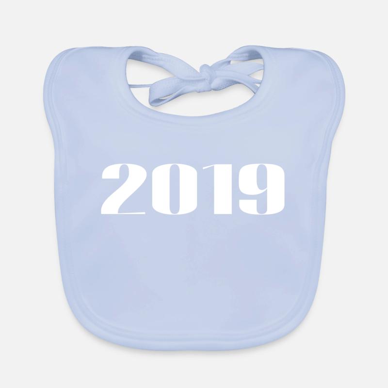 2019 - Cadeau né en 2019 Bavoir bio Bébé