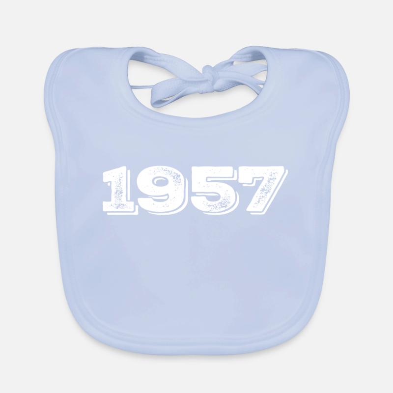 Cadeau d’anniversaire 1957 - 1957 Bavoir bio Bébé
