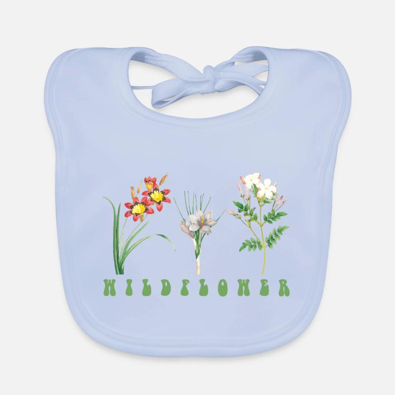 Fleur Bavoir bio Bébé