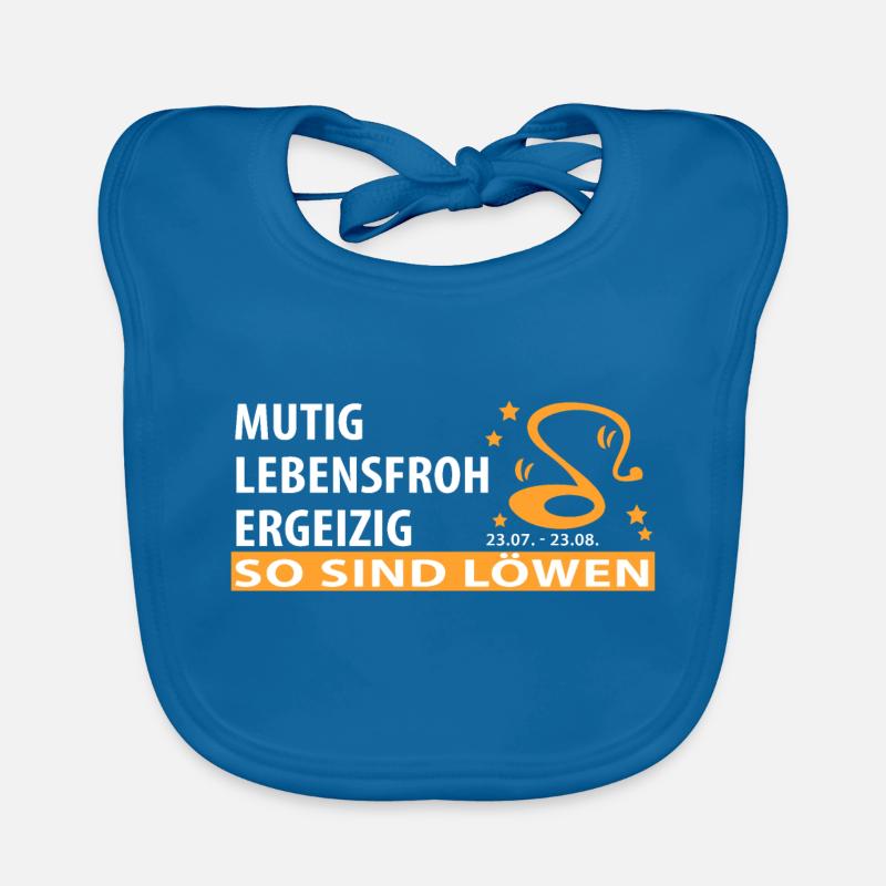 Sternzeichen Löwe - Eigenschaften Baby Bio-Lätzchen