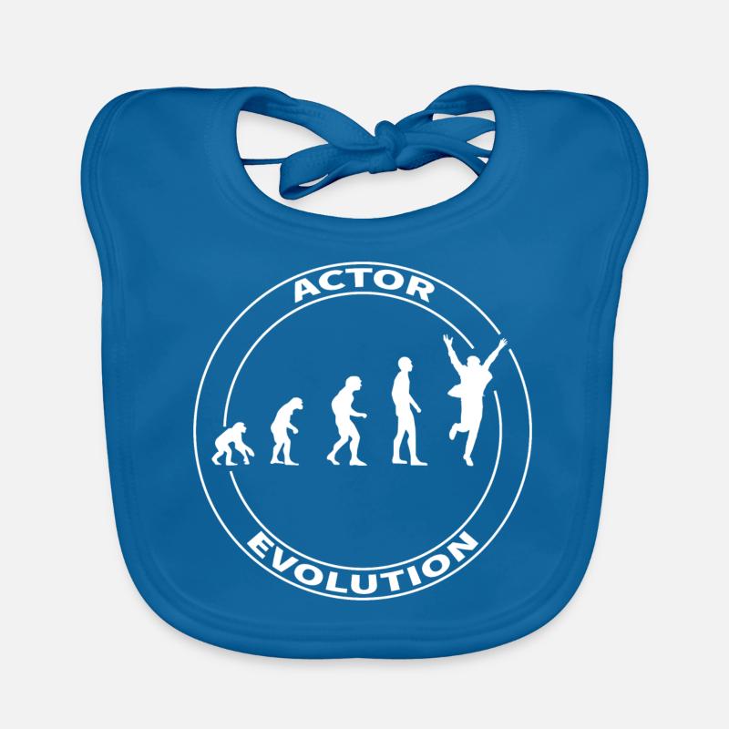 Evolution acteur acteur Hollywood drôle Bavoir bio Bébé