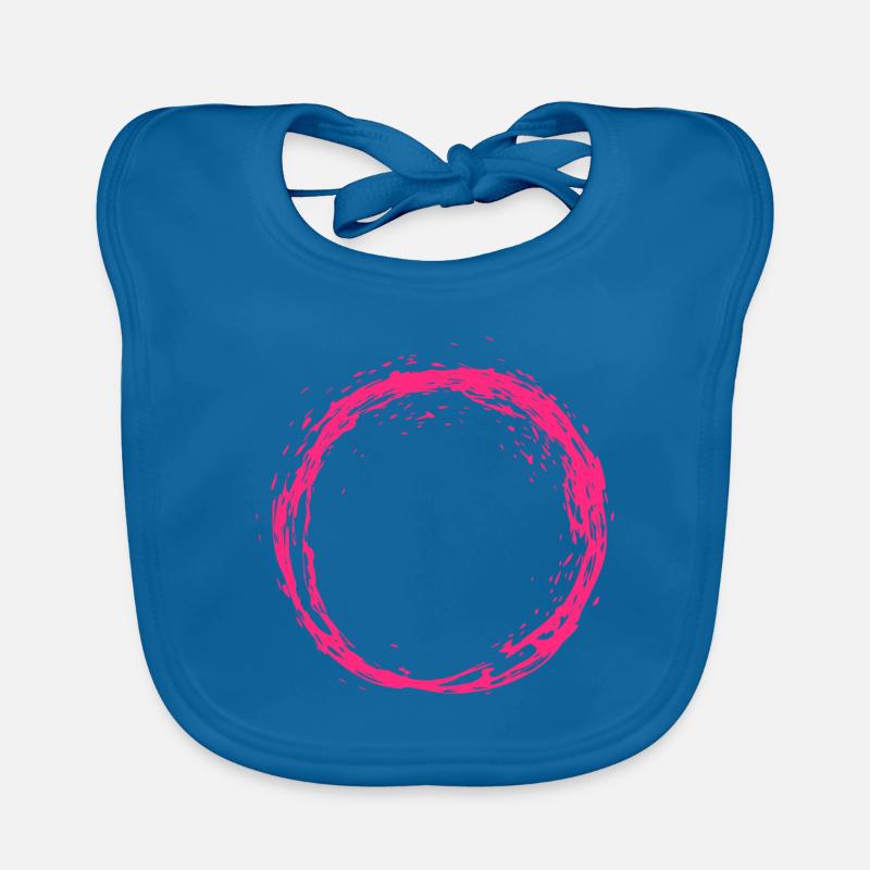 Kreis Rosa Baby Bio-Lätzchen