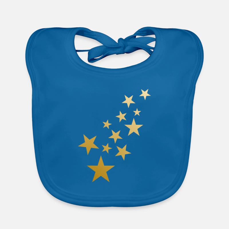 Star Pattern Organic Baby Bibs