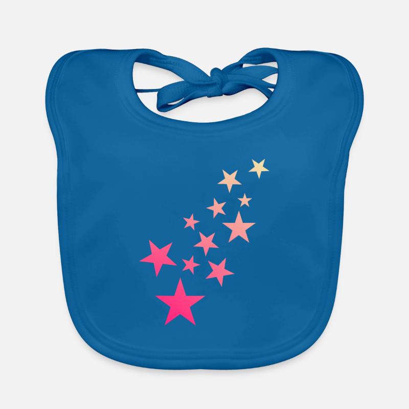 Star Star Pattern Starry Sky Organic Baby Bibs