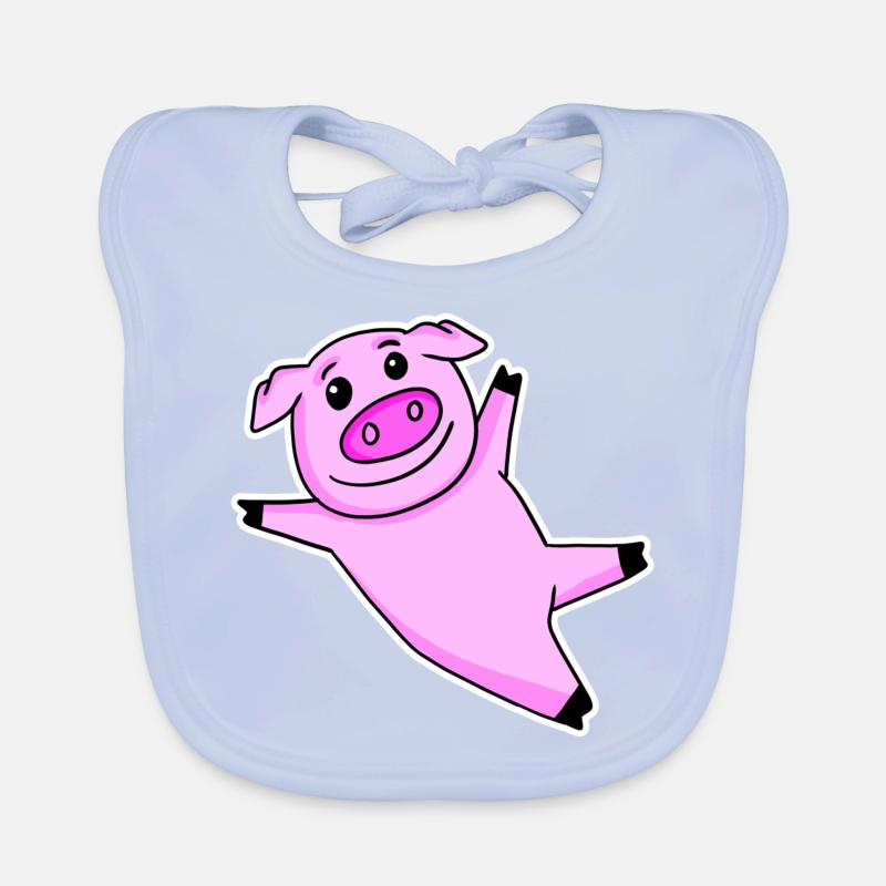 Cochon mignon Bavoir bio Bébé