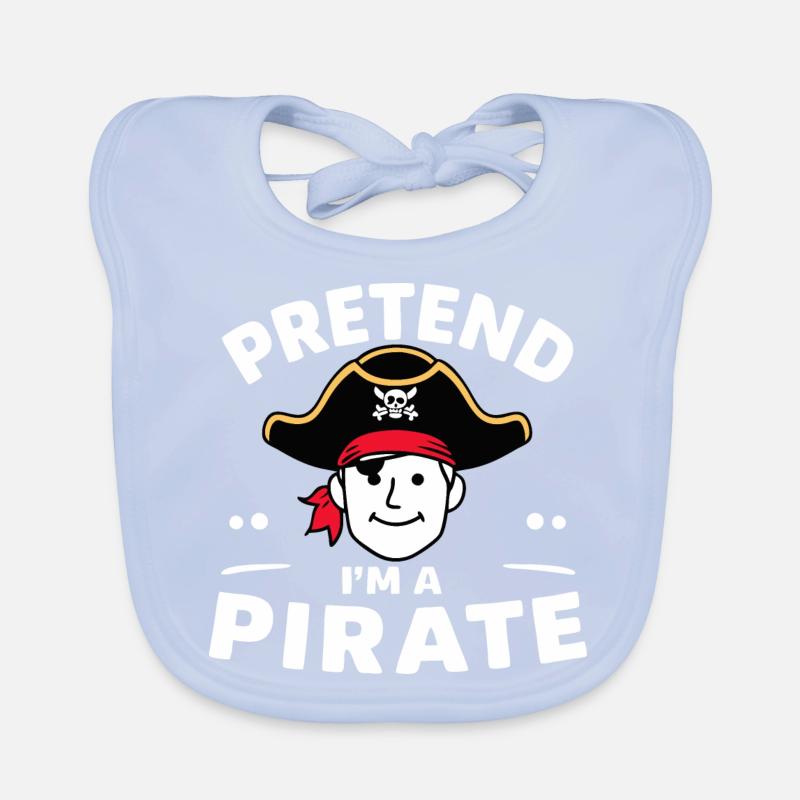 Pirate Pirate Carnaval Halloween Bavoir bio Bébé