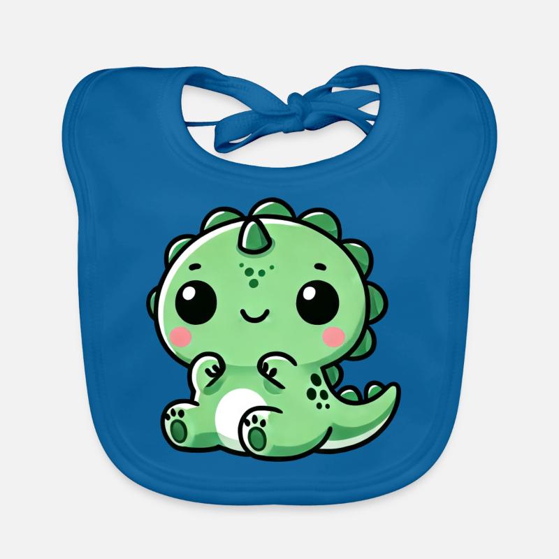 Mignon Dino T-Rex Chibi Bavoir bio Bébé