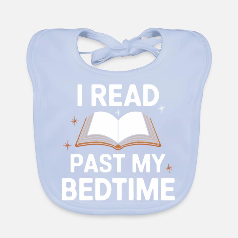Bücher Buch lesen Bücherei Bibliothek Bücherwurm Baby Bio-Lätzchen