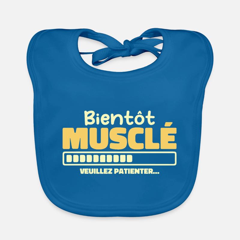 Soon to be muscular - please wait Organic Baby Bibs