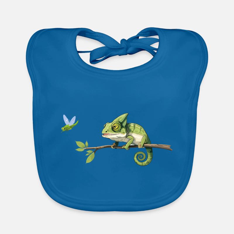 Chamäleon Baby Bio-Lätzchen