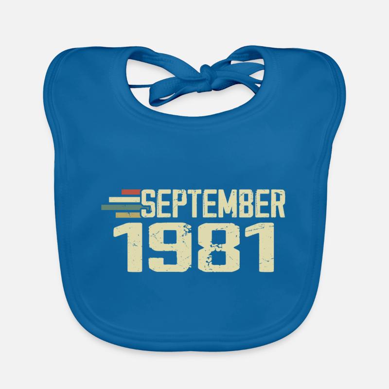September 1981 Vintage Geschenkidee September 1981 Baby Bio-Lätzchen