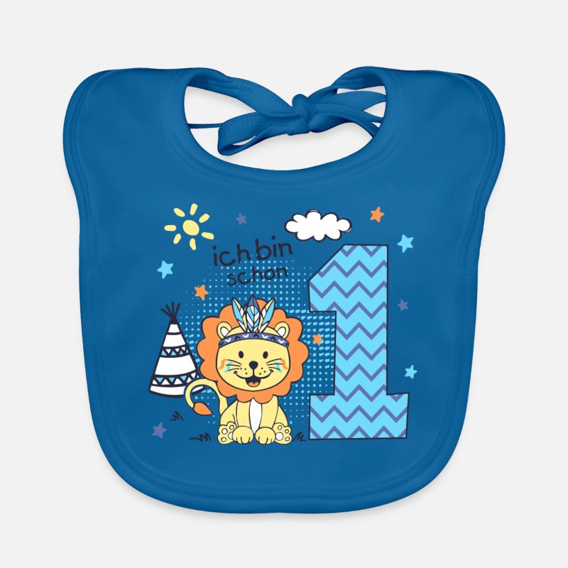 erster Geburtstag Baby Bio-Lätzchen