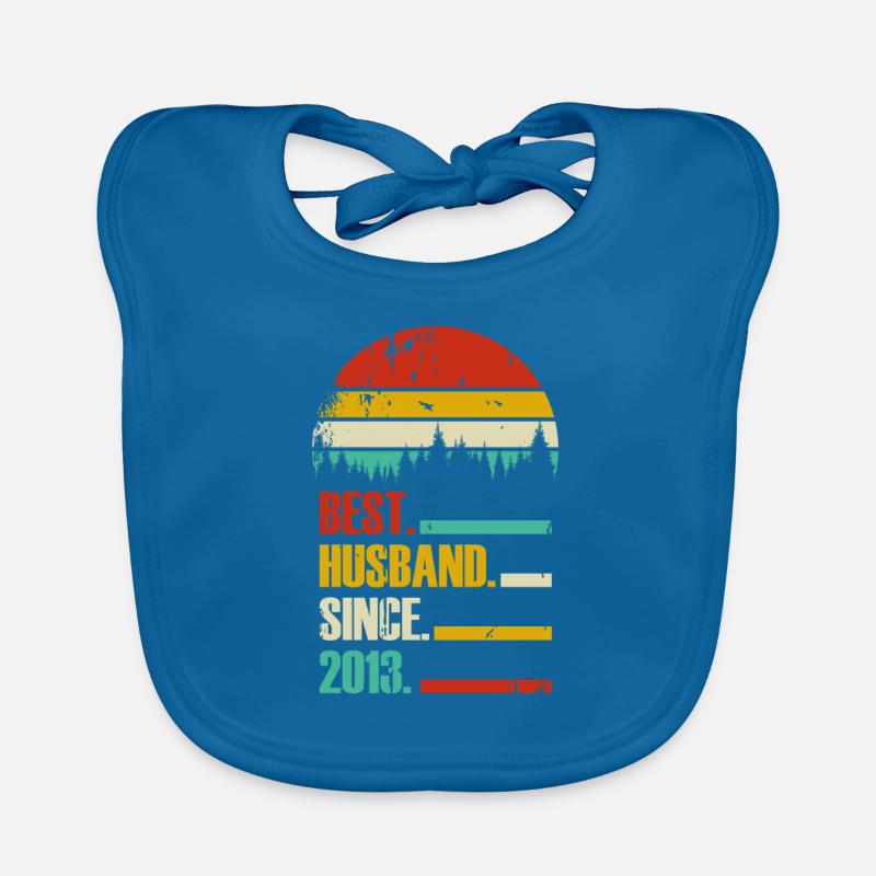 Best Husband since September 2013 Geschenk Baby Bio-Lätzchen