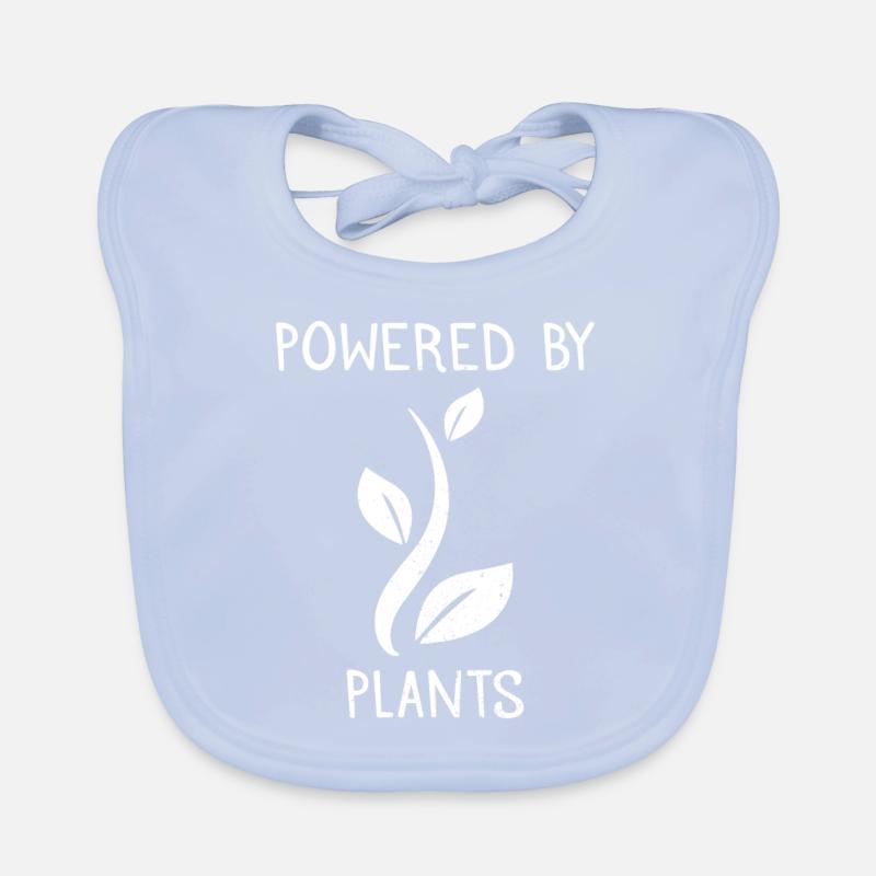Powered by Plants Vegan Gift Organic Baby Bibs