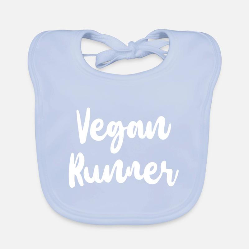Vegan Runner Gift Organic Baby Bibs