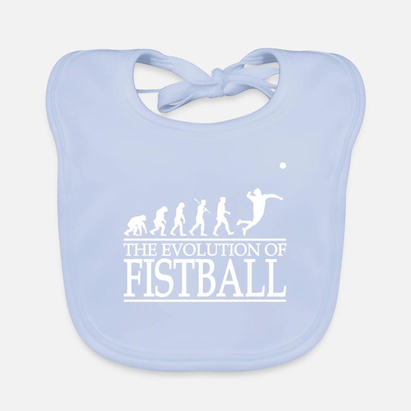 Fistball evolution gift idea coach player Organic Baby Bibs