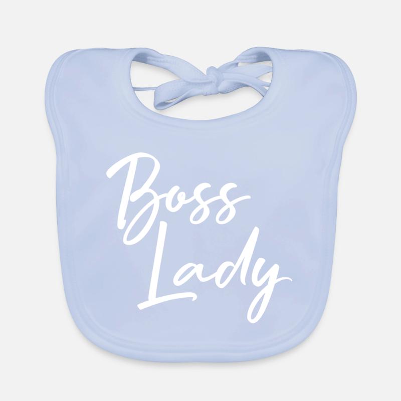 Cadeau de Boss Lady Bossin Bavoir bio Bébé