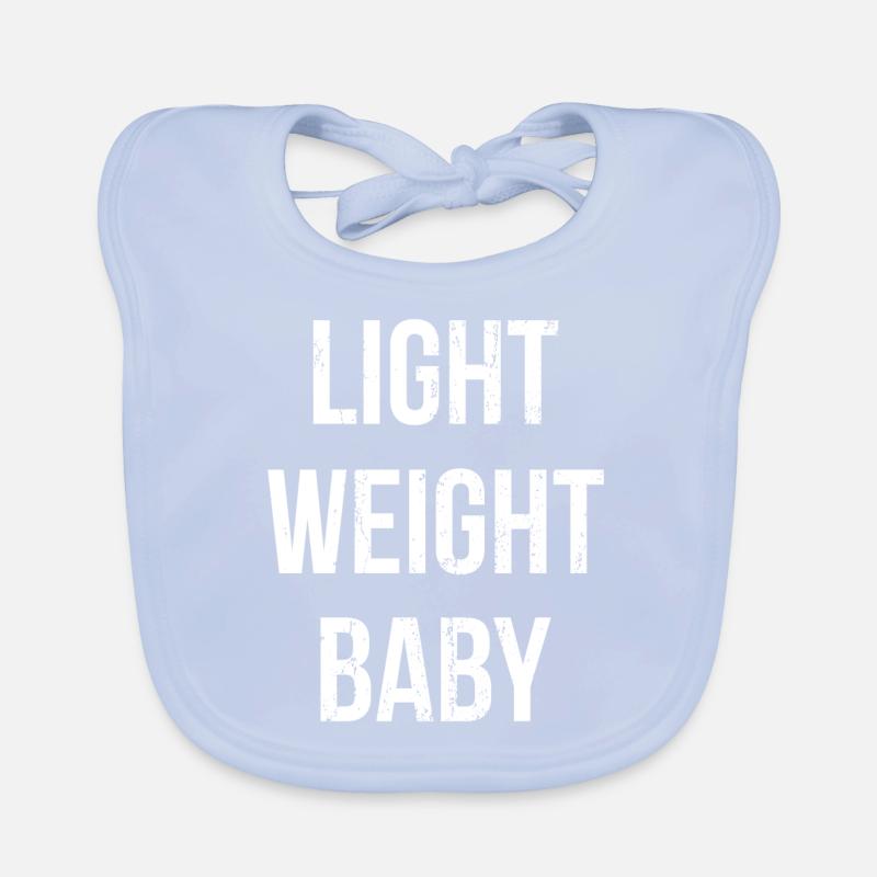 Light Weight Baby Motivation Geschenk Baby Bio-Lätzchen