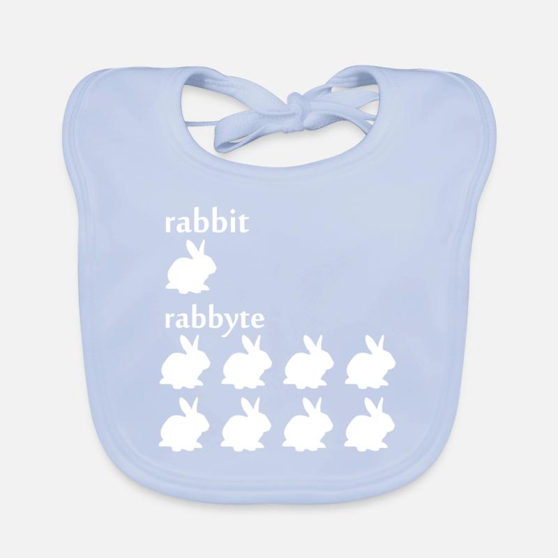 Programmierer Informatiker byte Rabbit Geschenk Baby Bio-Lätzchen