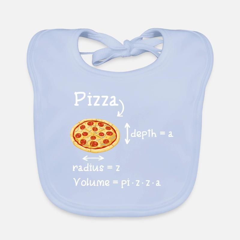 Pizza Pi Mathe Formel Geschenk Baby Bio-Lätzchen