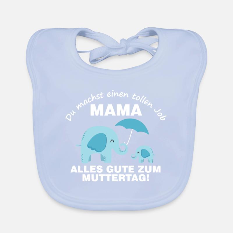 Alles Gute zum Muttertag Mutter Mama Geschenk Baby Bio-Lätzchen