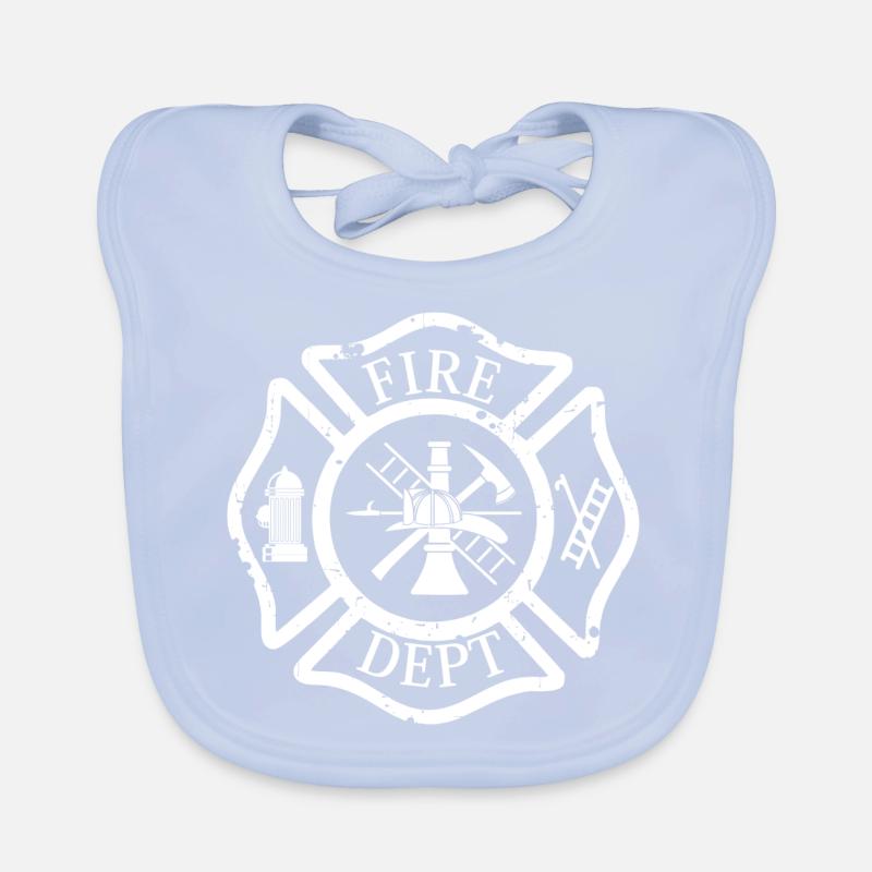 Fire Fighter Organic Baby Bibs