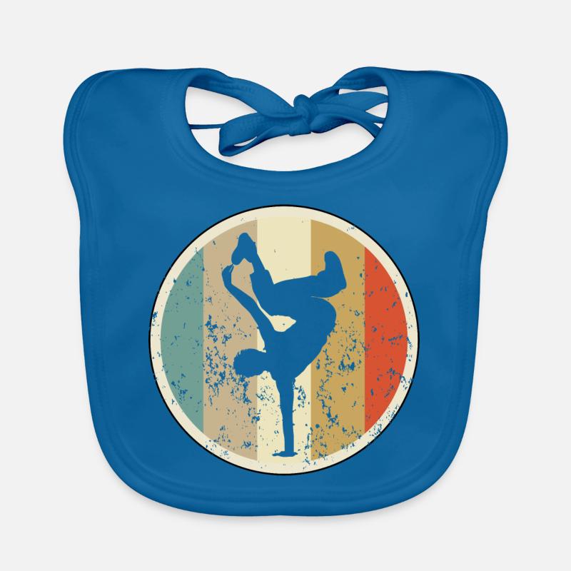 Breakdance Breakdancing Breakdancer Baby Bio-Lätzchen