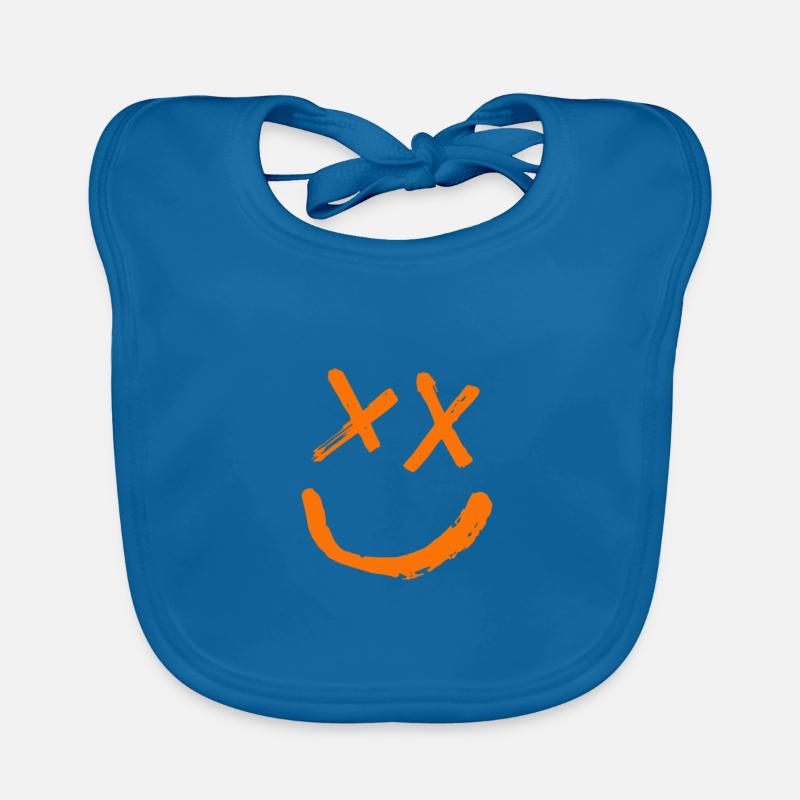 Smile orange Bavoir bio Bébé