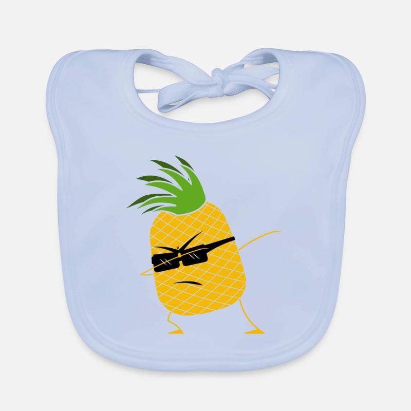 Pineapple Organic Baby Bibs