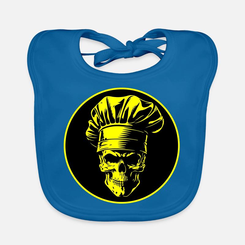 Chef Skull Chef Organic Baby Bibs