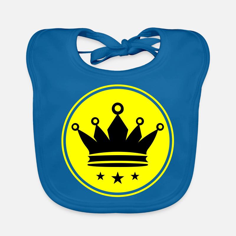 Symbole de l’icône de la couronne Bavoir bio Bébé