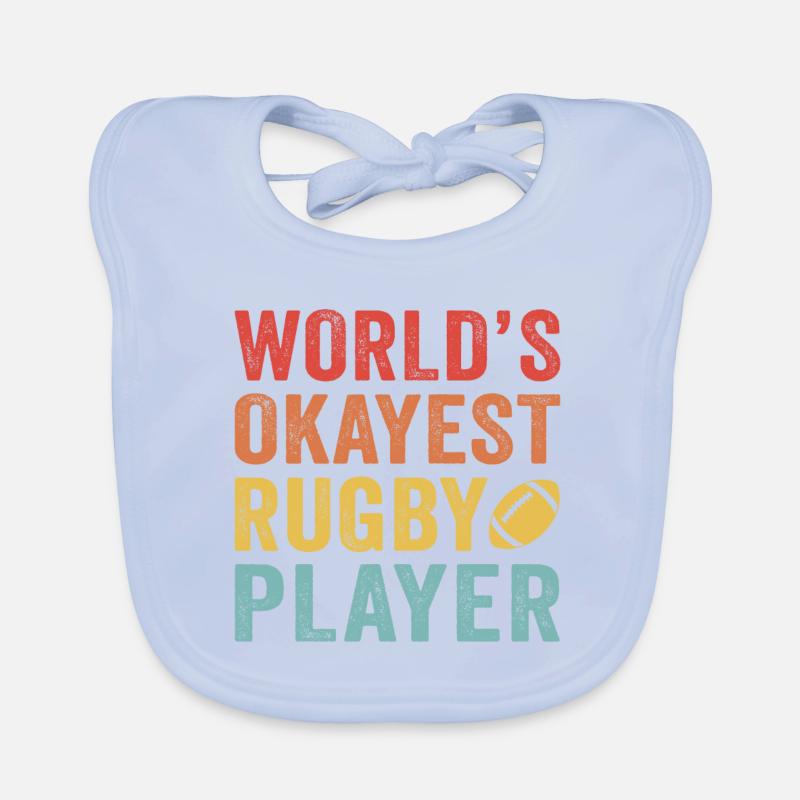 Le joueur de rugby le plus correct du monde Bavoir bio Bébé