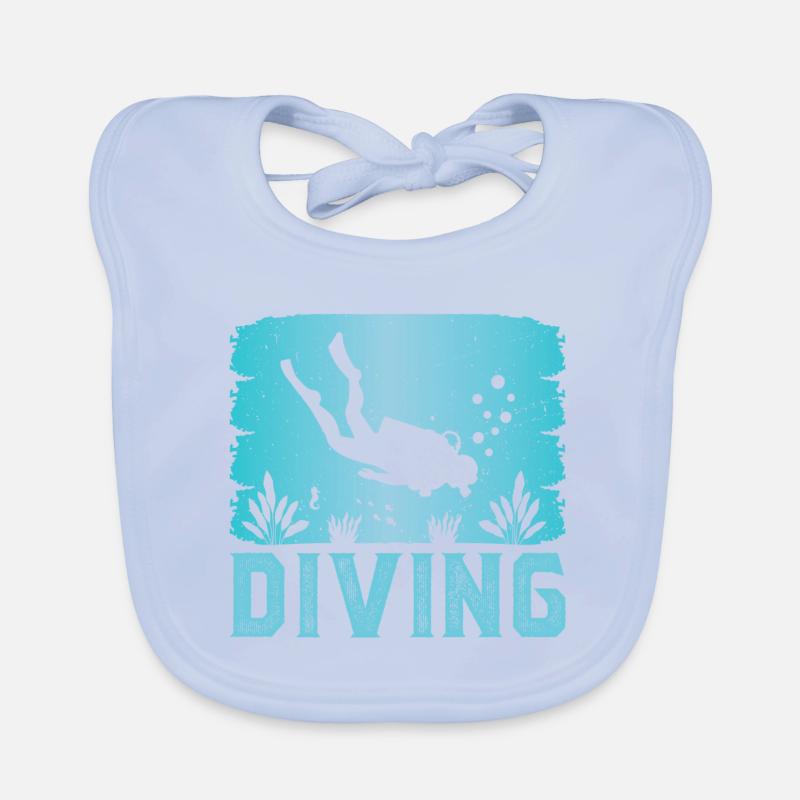 diving Bavoir bio Bébé