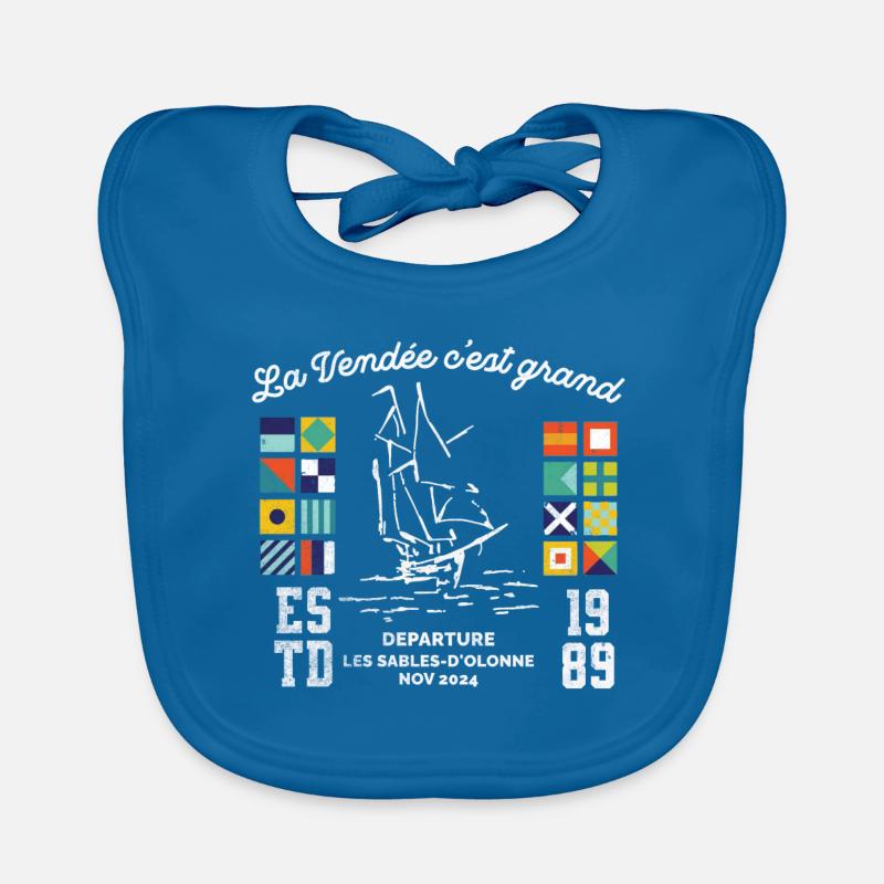 Vendee race around the globe Bavoir bio Bébé