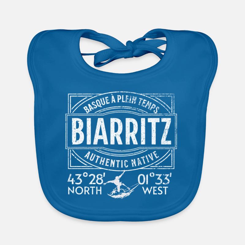 Biarritz authentic native Organic Baby Bibs