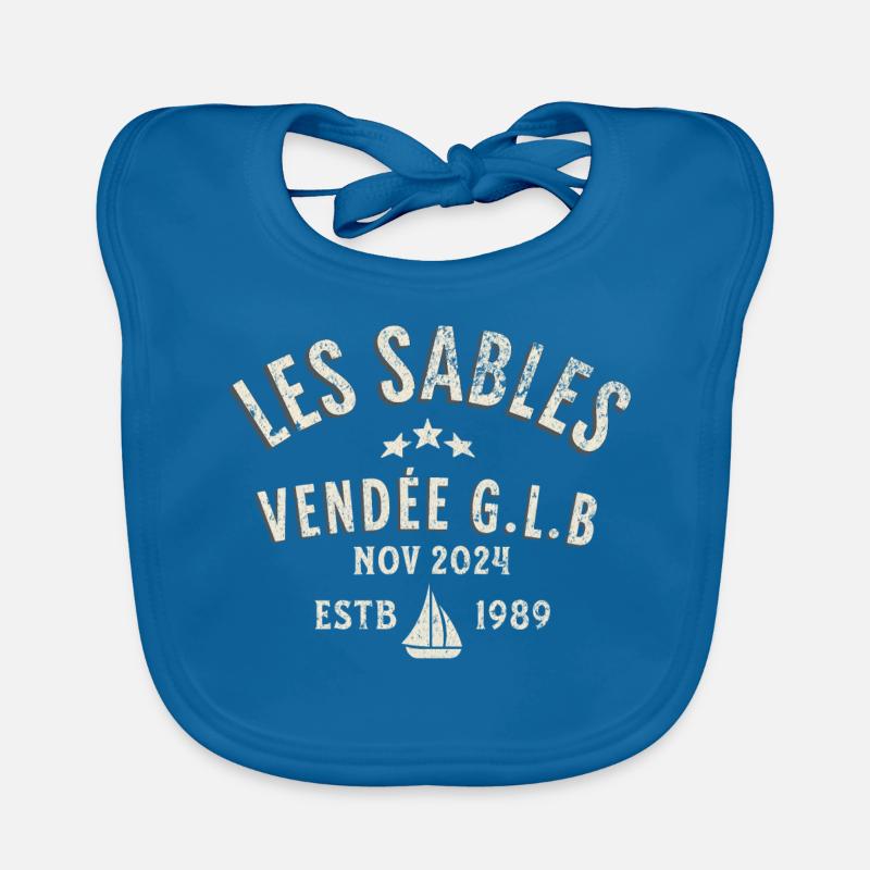 Les Sables Vendée GLB 2024 Bavoir bio Bébé