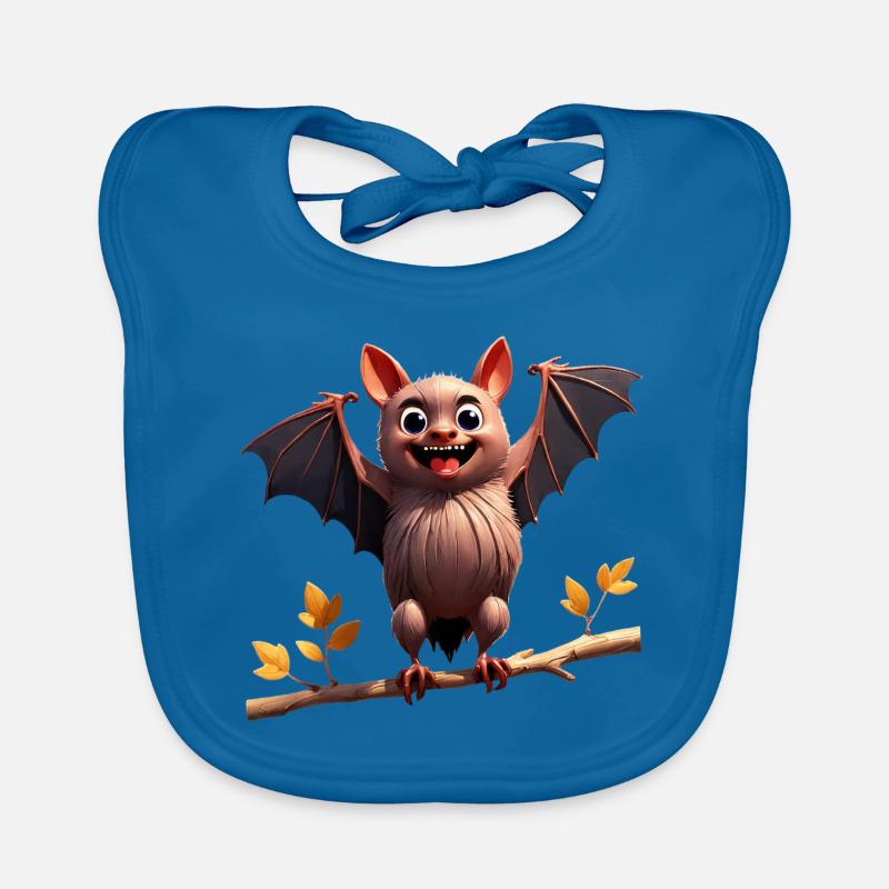 Chauve-souris joyeuse Bavoir bio Bébé