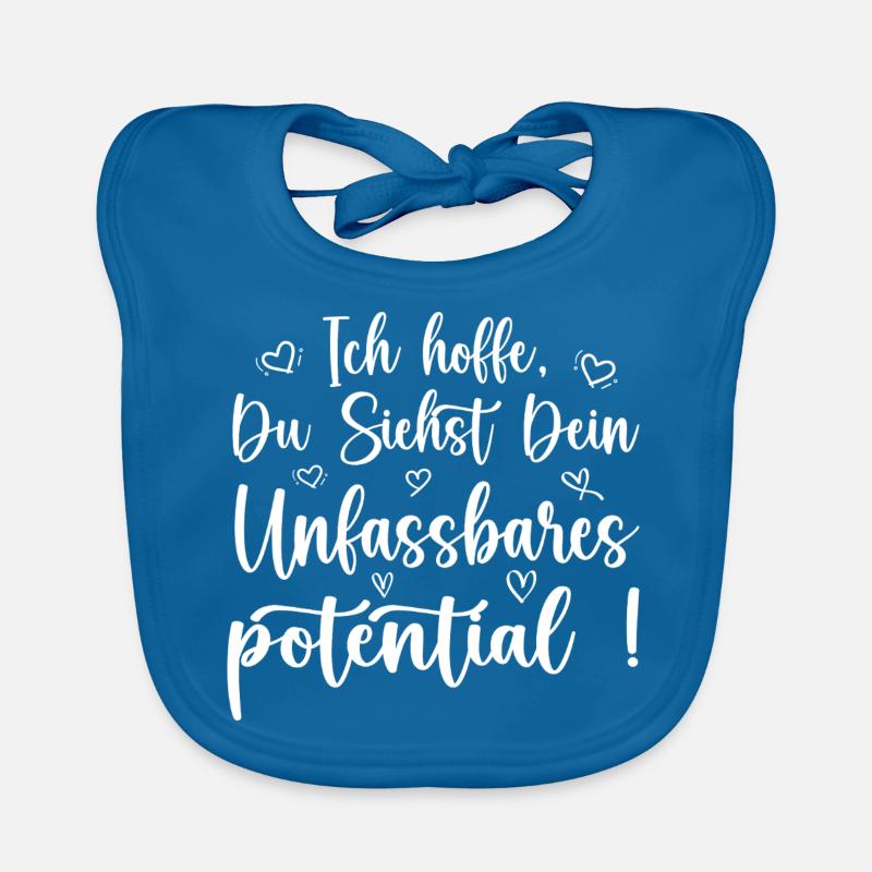 unfassbares potential achtsamkeit motivation Baby Bio-Lätzchen