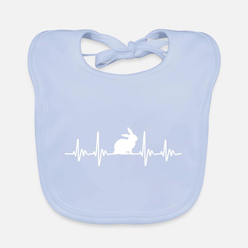 Rabbit pulse wild nature gift Organic Baby Bibs