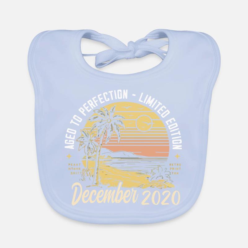 December 2020 Birthday Gift December 2020 Organic Baby Bibs