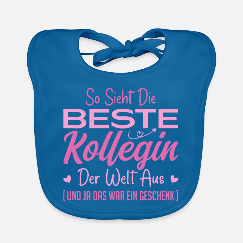 Arbeitskollegin Geschenkidee Beste Kollegin Baby Bio-Lätzchen