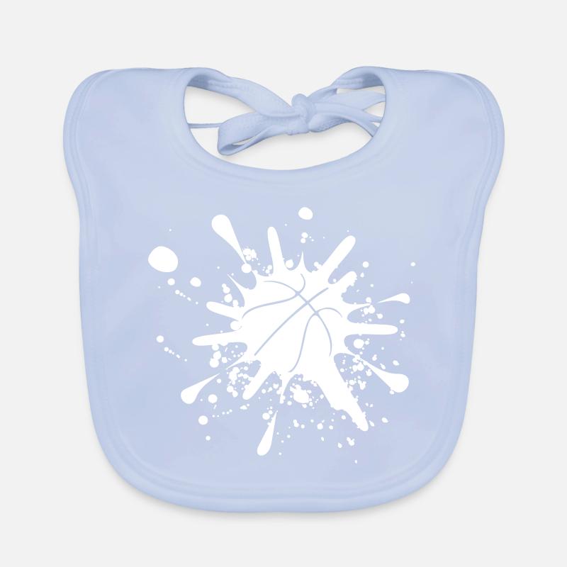 Conception de vecteur de basket- splash Bavoir bio Bébé
