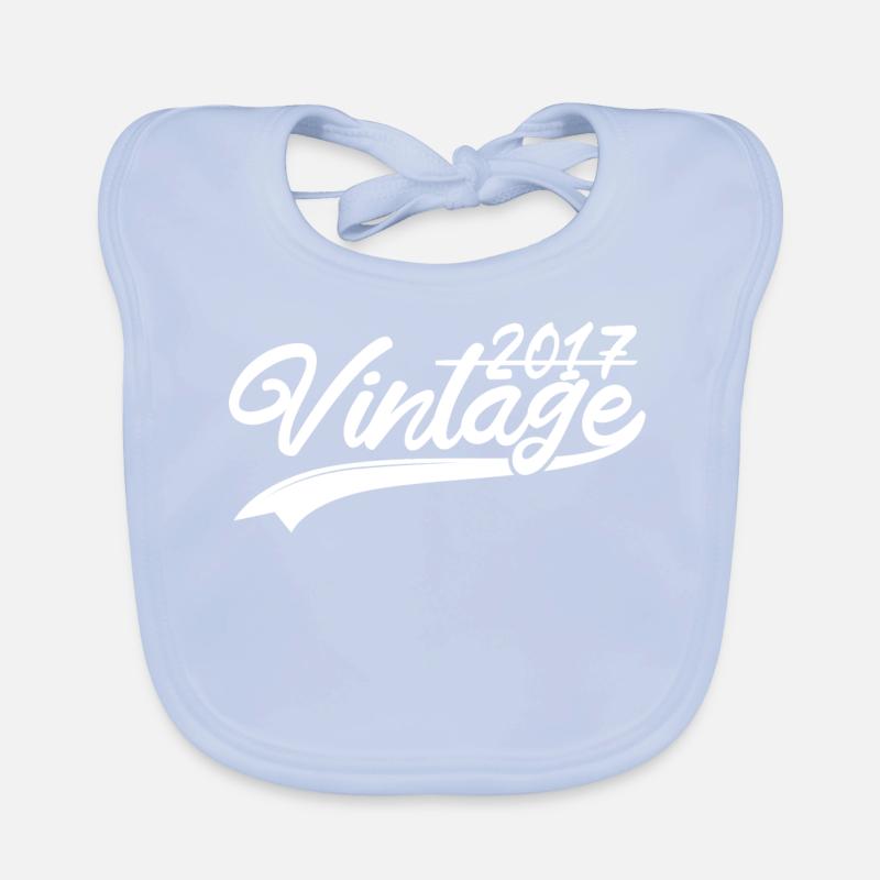 Vintage 2017 Geburtstagsgeschenk 2017 Baby Bio-Lätzchen