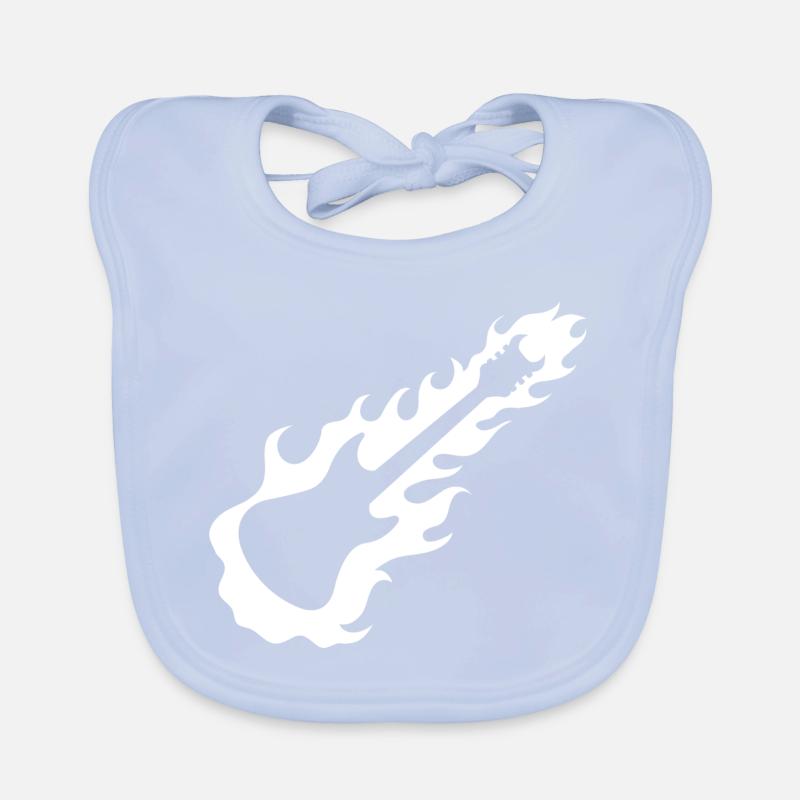Guitar - Guitar / Rock - Fire Organic Baby Bibs
