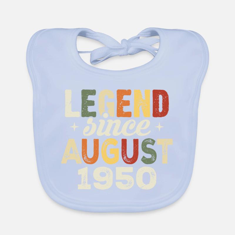 August 1950 Jahrestag August 1950 - August 1950 Baby Bio-Lätzchen
